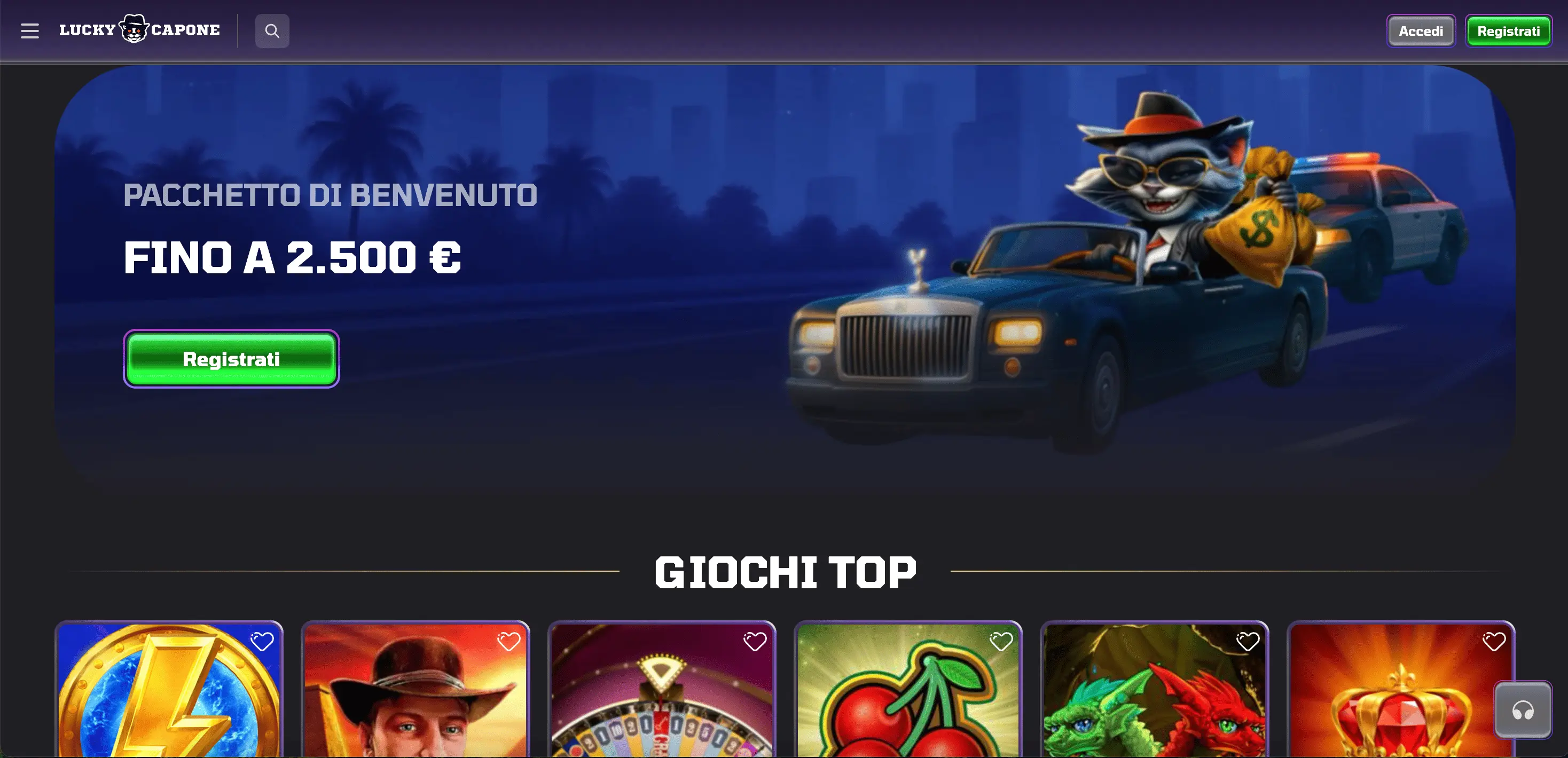 Lucky Capone Casino - migliori casino onlines